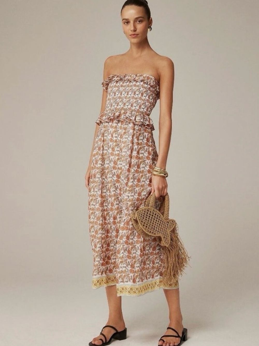 J. Crew strapless 100% Ramie Dress NWT Size XS
